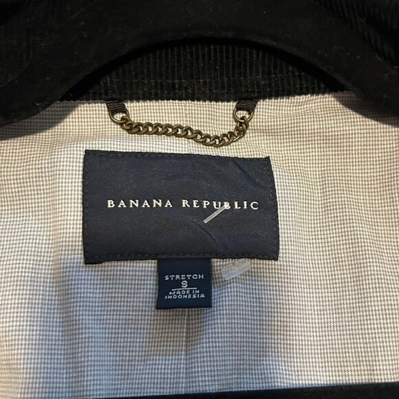 Banana Republic Waxed Black Jacket Size Small ASO Bella Swan Twilight - Picture 6 of 8